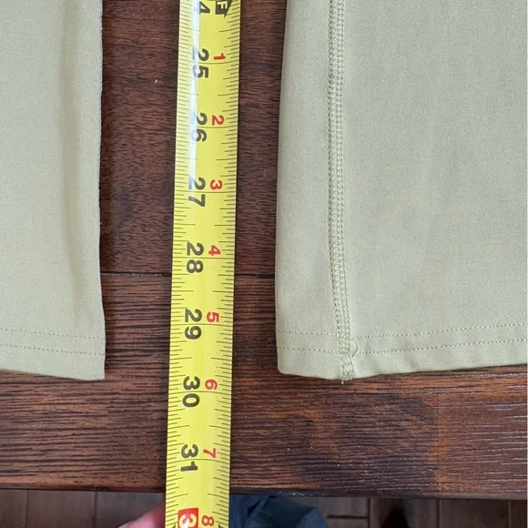 All In Motion Matcha Green Leggings Boot Cut High Rise Activewear Women’s M ** - Picture 10 of 11